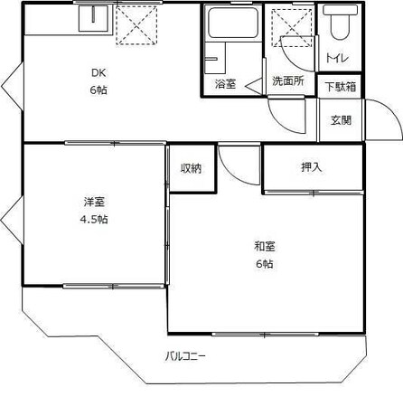 グランデ大倉山の物件間取画像